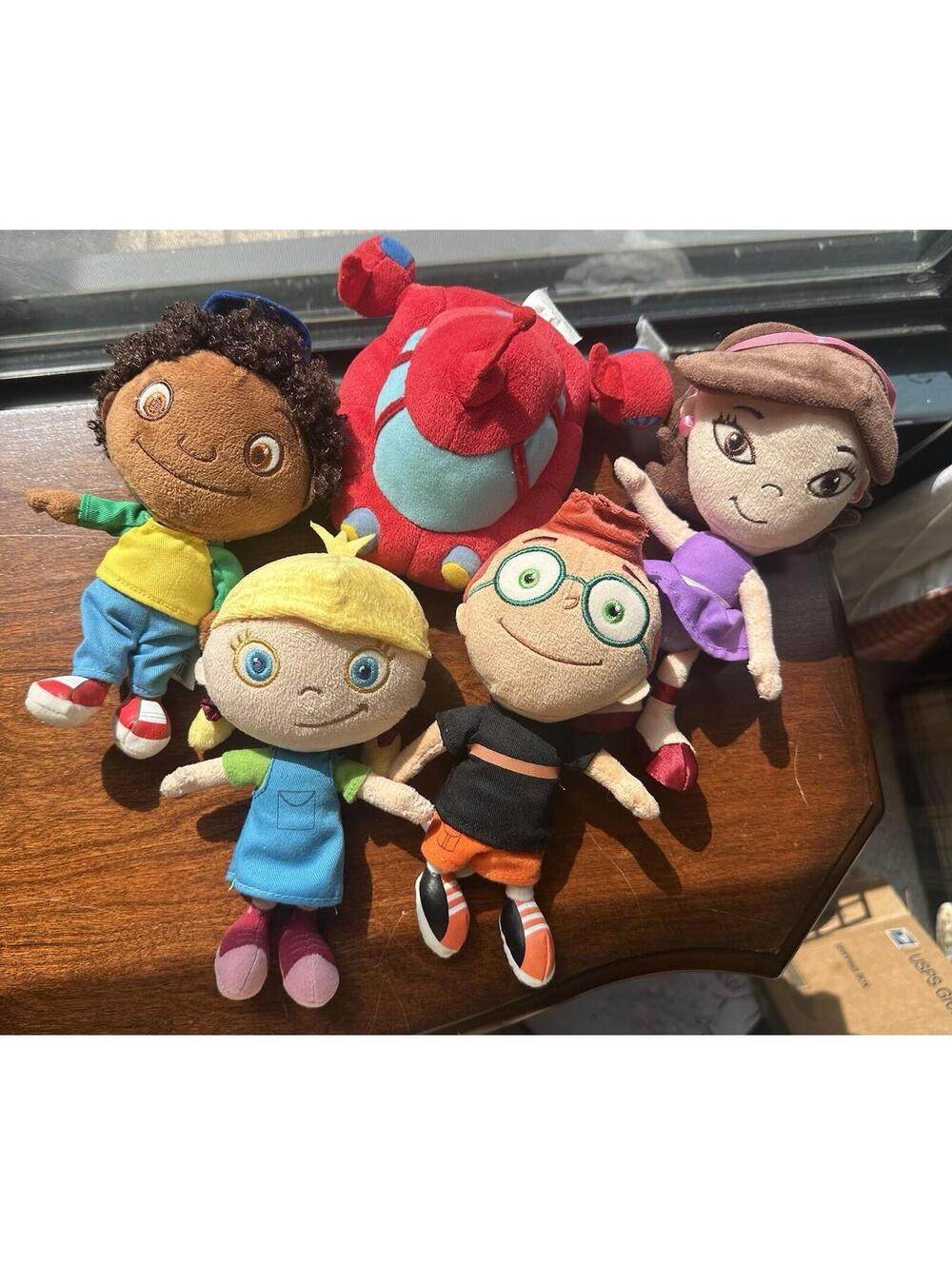 Little Einsteins Plush Beanz Set Lot Annie Leo June Quincy Pat Pat Rocket Rare - Picture 3 of 3